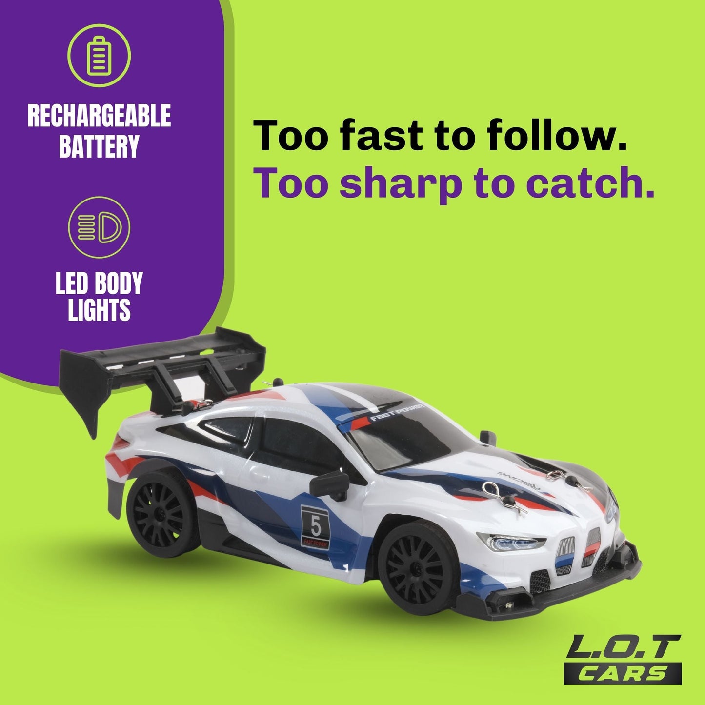 Ghost - Semi-Hobby Grade RC Drift Car with Lights